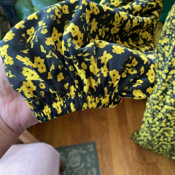 Topshop floral godet twist midi dress - Picture 7 of 8